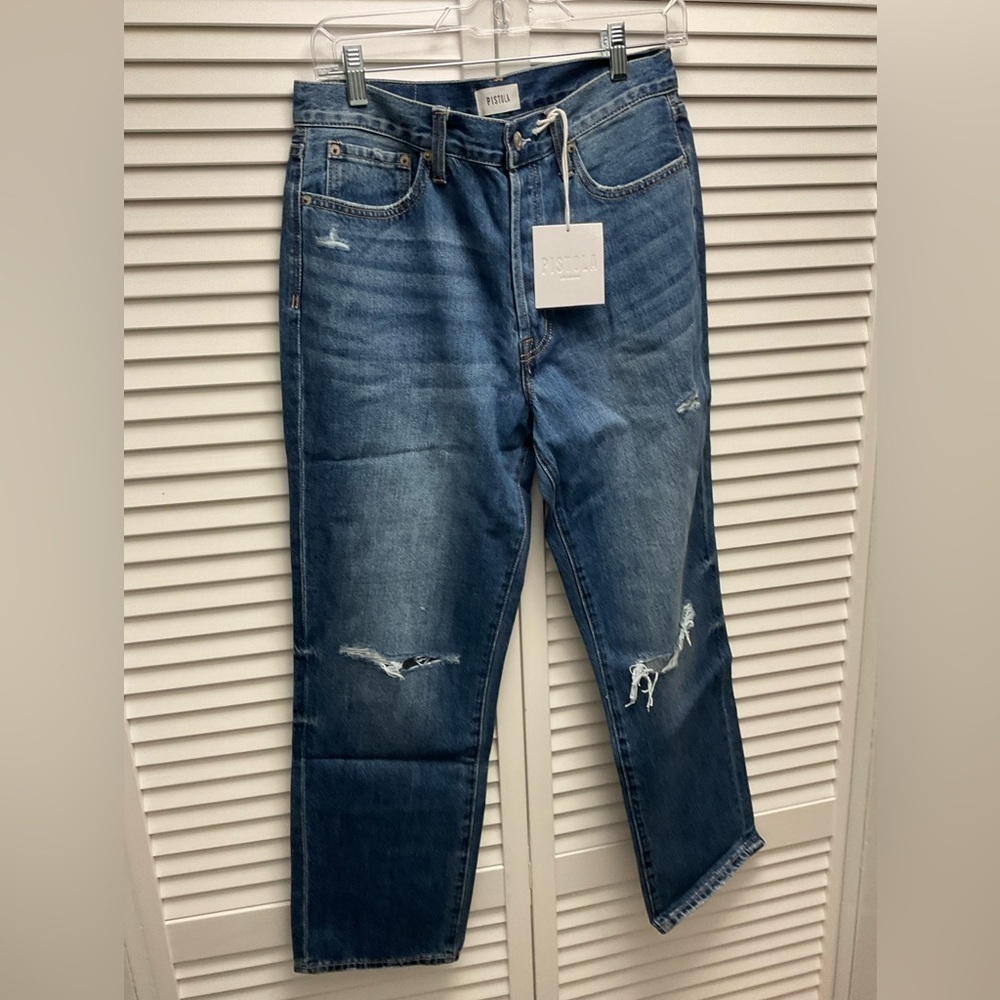 PISTOLA The Charlie High Rise Classic Straight Ankle Size 29 NWT